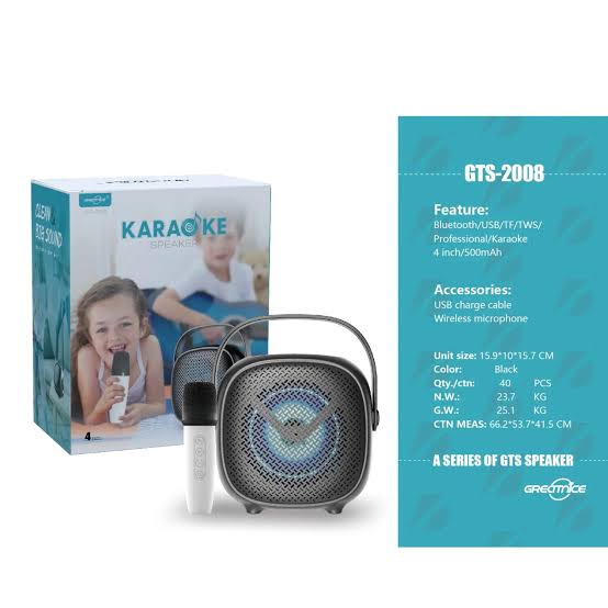 GTS-2008 Wireless Karaoke Speaker with Voice Changer