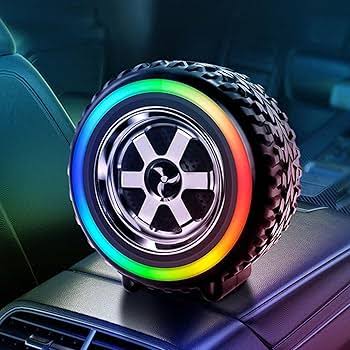 G2389 RGB Lights Tire-Shaped Bluetooth Speaker