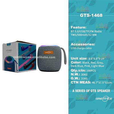 GTS-1468 Portable Bluetooth Speaker