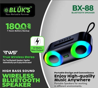 BLUK'S BX-88 Wireless Bluetooth Speaker